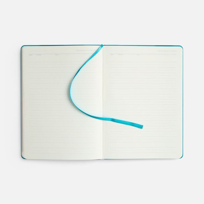 Ежедневник Vale New, недатированный, бирюзовый арт.26202.49