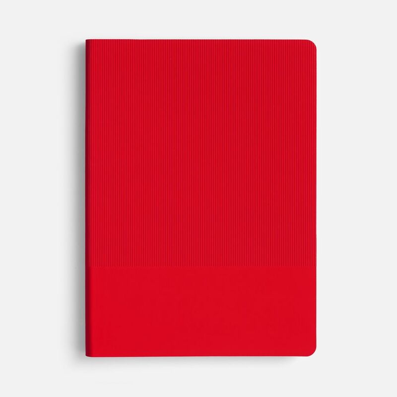 Ежедневник Vale New, недатированный, красный арт.26202.50