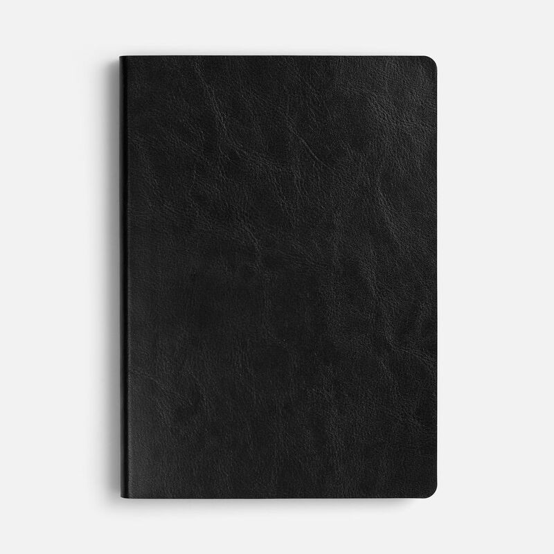 Ежедневник Doppio, недатированный, черный с серым арт.26022.13