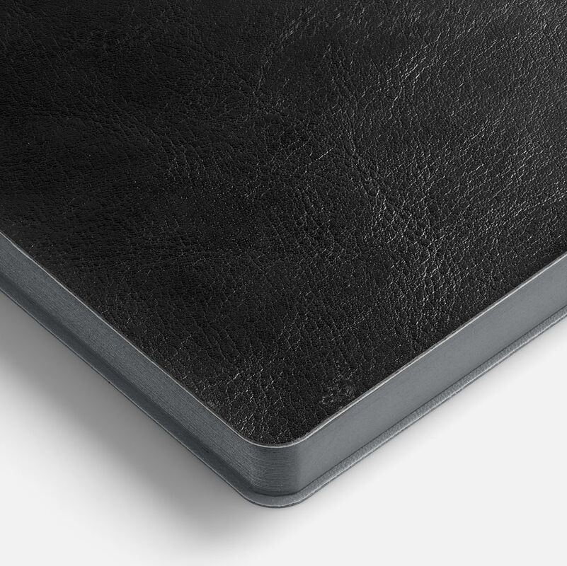 Ежедневник Doppio, недатированный, черный с серым арт.26022.13