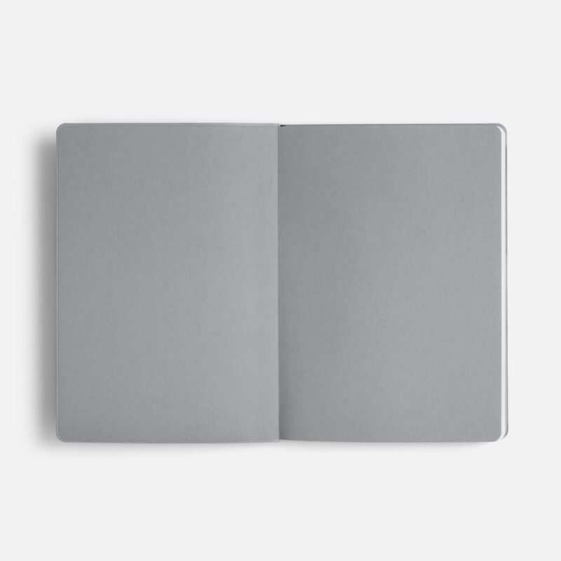 Ежедневник Doppio, недатированный, черный с серым арт.26022.13