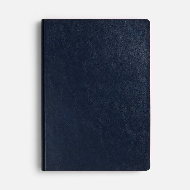 Ежедневник Doppio, недатированный, синий с оранжевым арт.26022.42