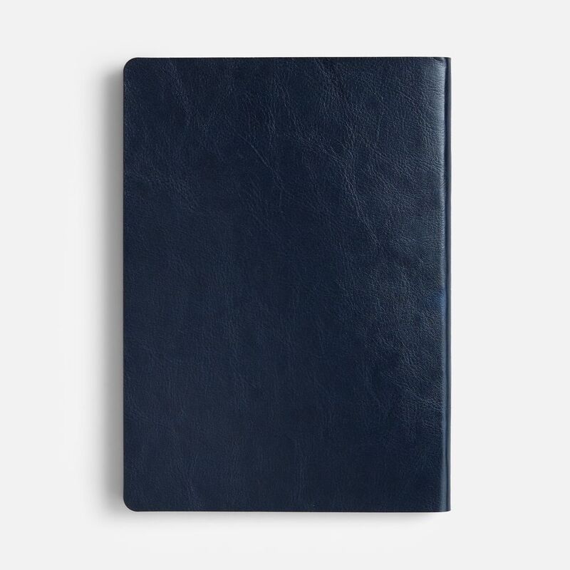 Ежедневник Doppio, недатированный, синий с оранжевым арт.26022.42