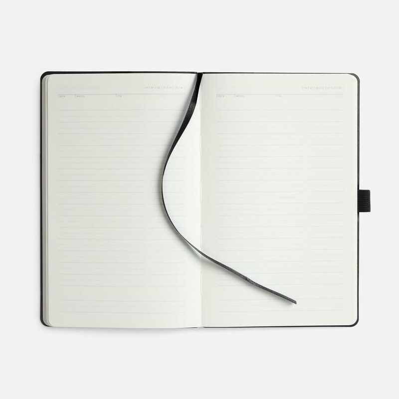 Ежедневник Lungo, недатированный, черный арт.24044.30