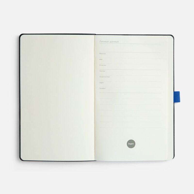 Ежедневник Lungo, недатированный, синий арт.24044.44