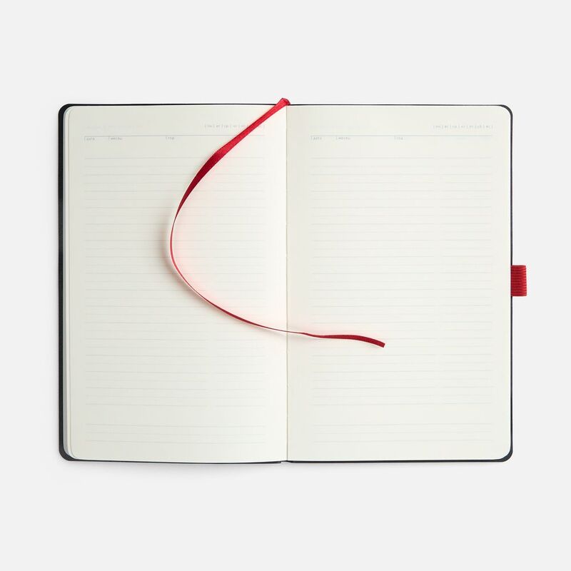 Ежедневник Lungo, недатированный, красный арт.24044.50