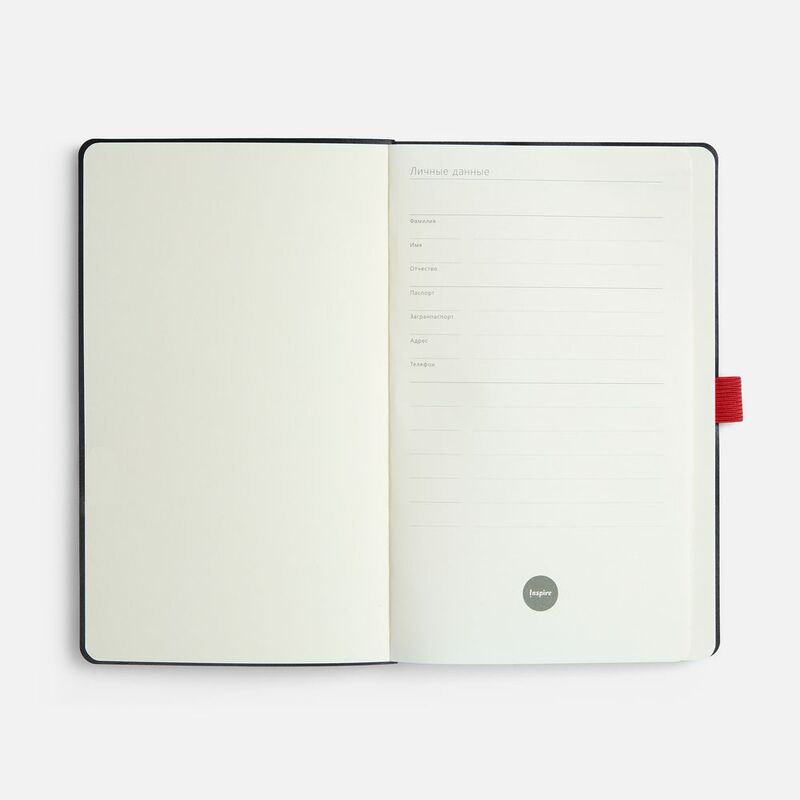 Ежедневник Lungo, недатированный, красный арт.24044.50