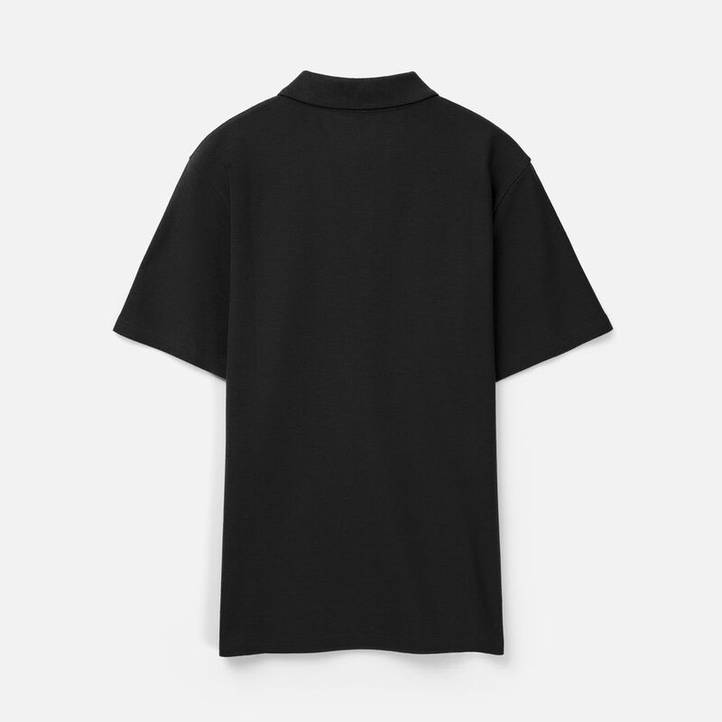 Рубашка поло унисекс Tervise, черная арт.19419.30