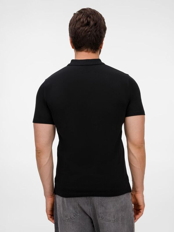 Рубашка поло унисекс Tervise, черная арт.19419.30