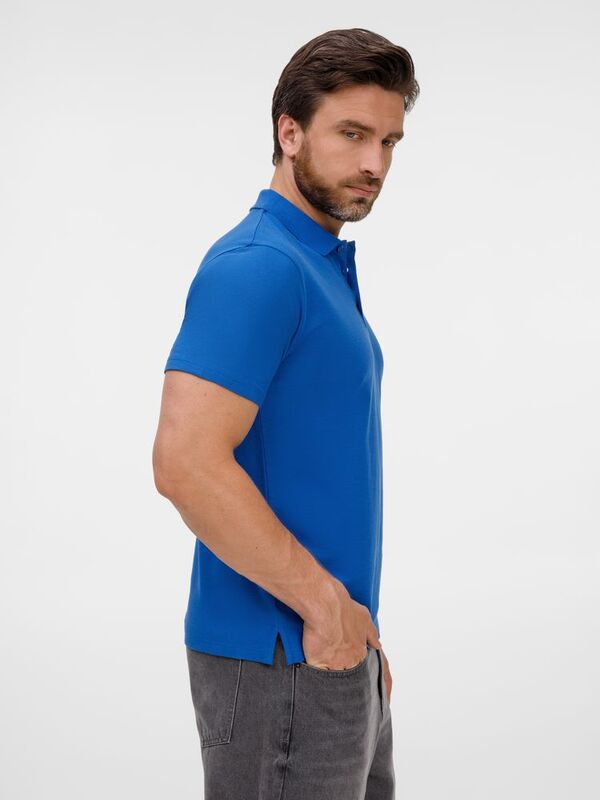 Рубашка поло унисекс Tervise, ярко-синяя арт.19419.44