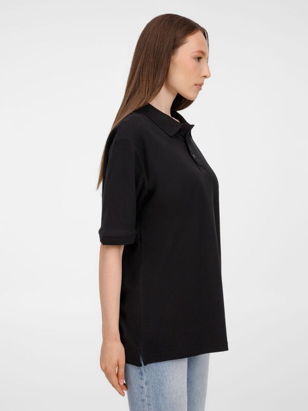Рубашка поло унисекс Upswing, черная арт.19420.30