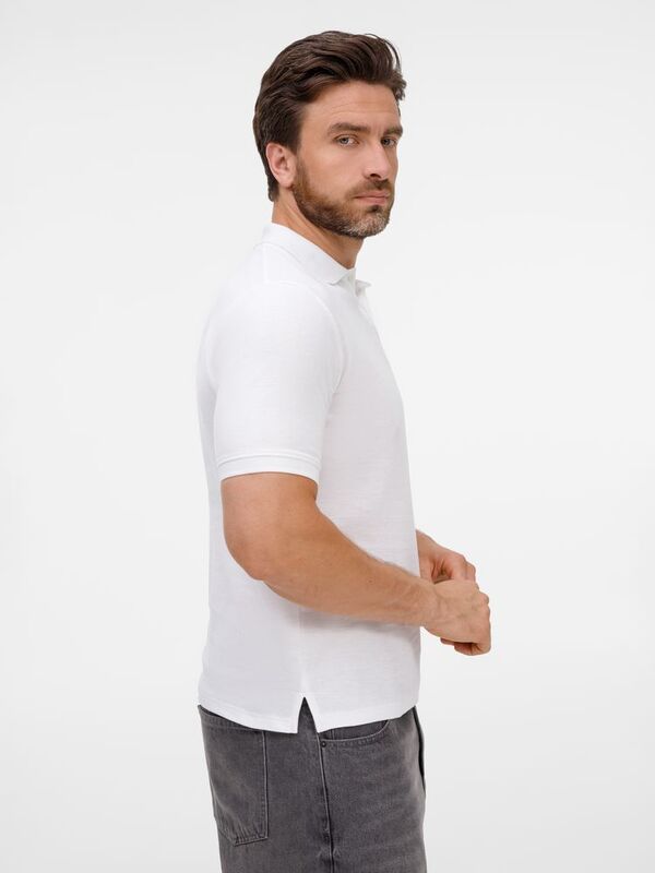 Рубашка поло унисекс Upswing, белая арт.19420.60