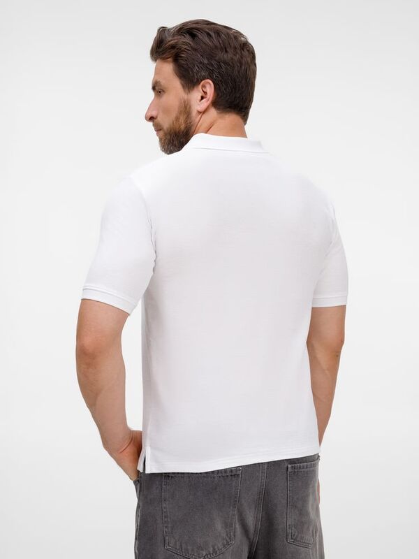 Рубашка поло унисекс Upswing, белая арт.19420.60