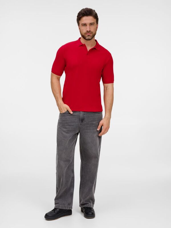 Рубашка поло унисекс Upswing, красная арт.19420.50