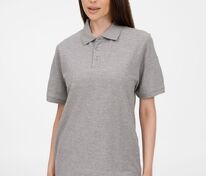 Рубашка поло унисекс Upswing, серый меланж арт.19420.11