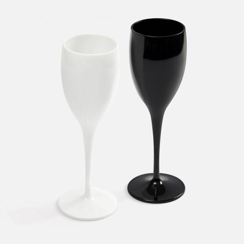 Бокал для шампанского Empresa, черный арт.20524.30