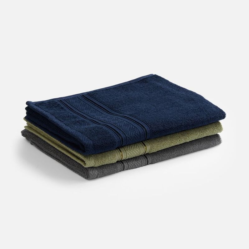 Полотенце махровое Terrychic, среднее, темно-синее арт.17371.43