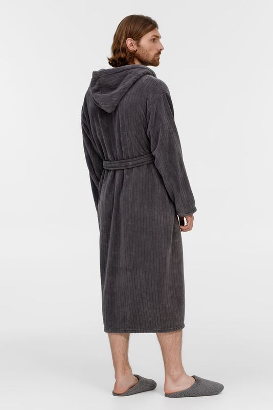 Халат флисовый Magic Mantle, темно-серый арт.17376.13