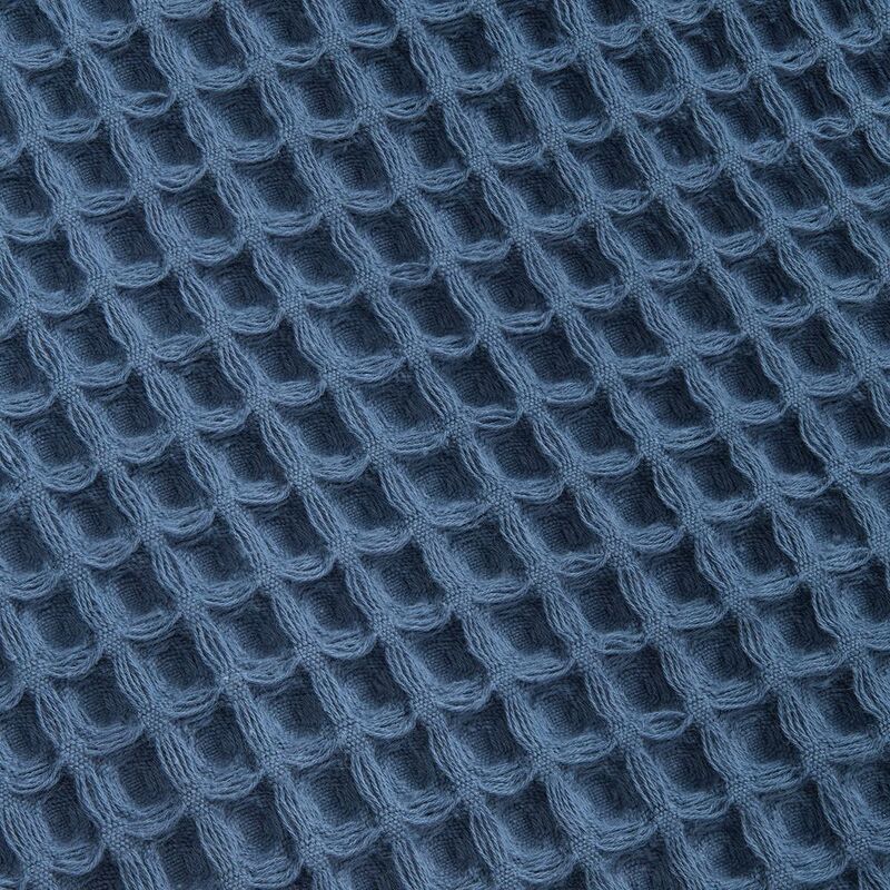 Плед вафельный Elenglect, темно-синий арт.17378.43