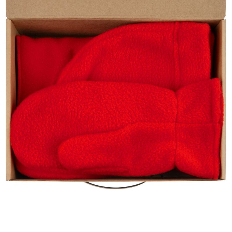 Набор Fleecy, красный арт.20435.50