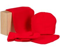 Набор Fleecy, красный арт.20435.50