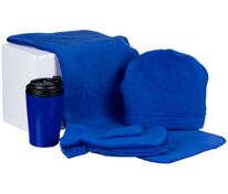 Набор Fleecy с термостаканом, синий арт.20436.40