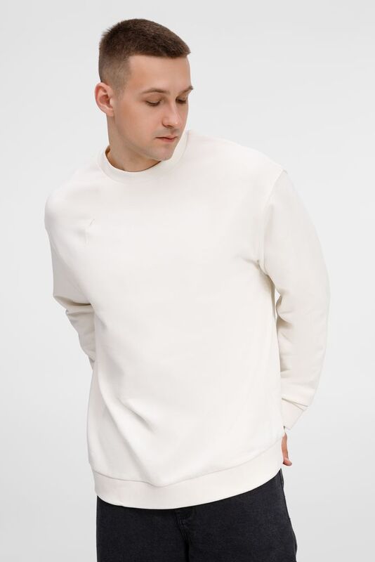 Свитшот унисекс Sinkopa, молочно-белый арт.19035.60
