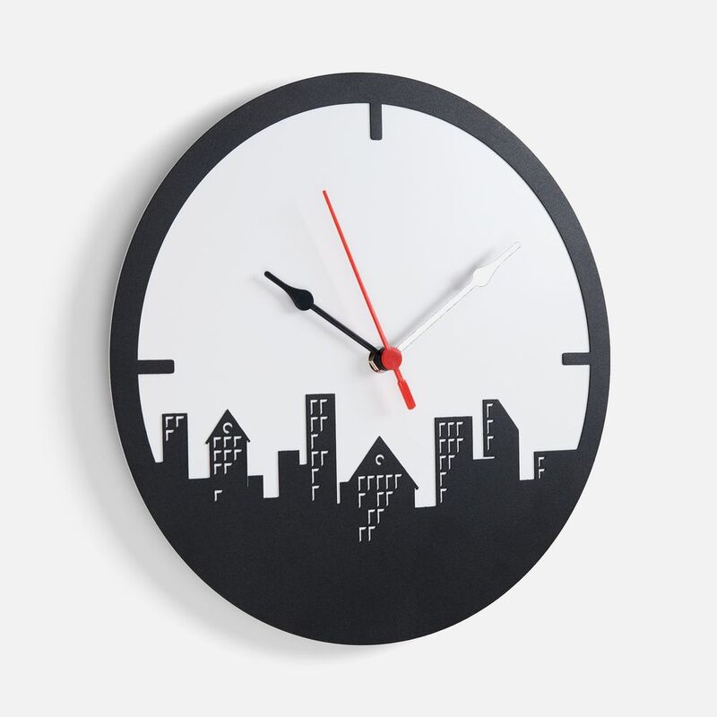 Часы &laquo;Города&raquo;, черные арт.17832.30