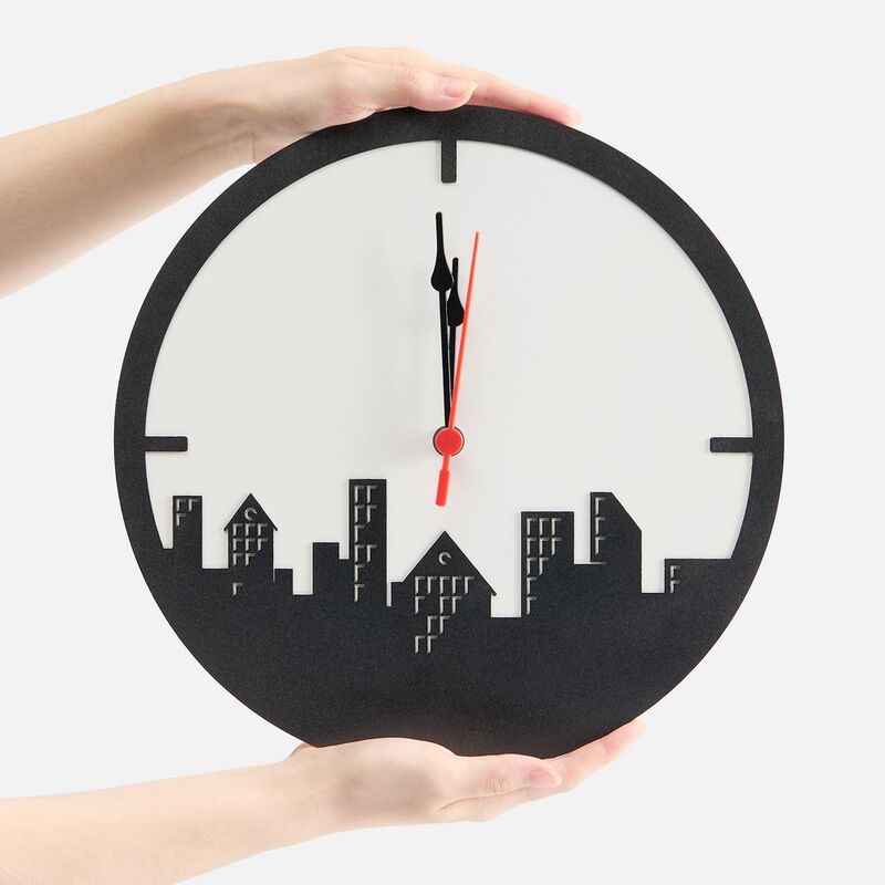 Часы &laquo;Города&raquo;, черные арт.17832.30