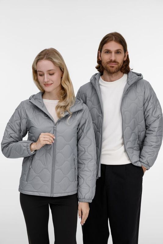 Куртка унисекс Tarnaby, светло-серая арт.17446.10