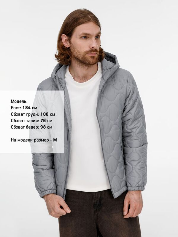 Куртка унисекс Tarnaby, светло-серая арт.17446.10