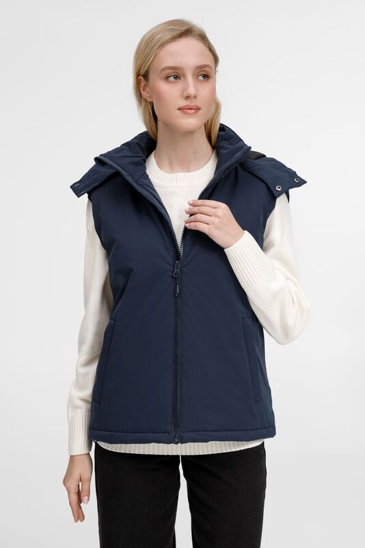 Жилет унисекс Sfera, темно-синий арт.20441.40