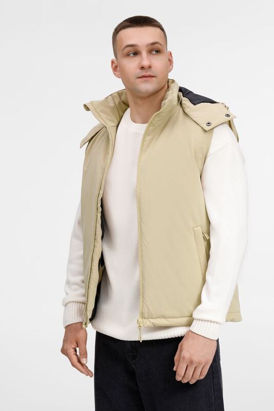 Жилет унисекс Sfera, бежевый арт.20441.12