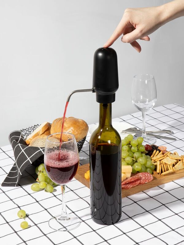 Электрический аэратор-дозатор для вина Lonks, черный арт.19306.30