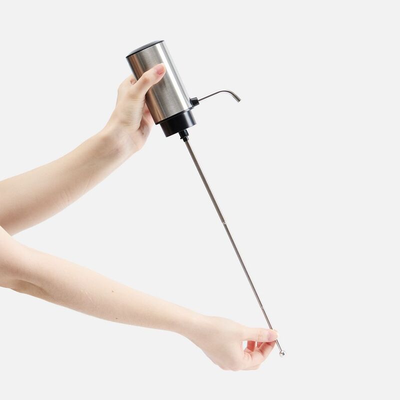 Электрический аэратор-дозатор для вина Tuoretta, серебристый арт.19307.11