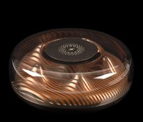 Станция беспроводной зарядки с подсветкой apexPoint ver.2, черная арт.17386.30