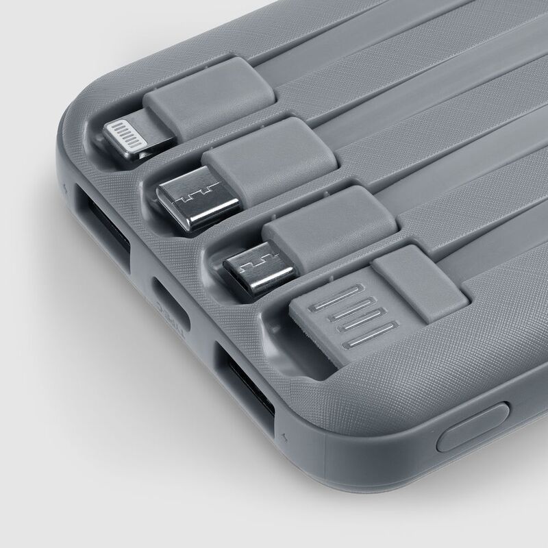 Аккумулятор Omni Qi 10000 мАч, ver.2, серый арт.22077.10