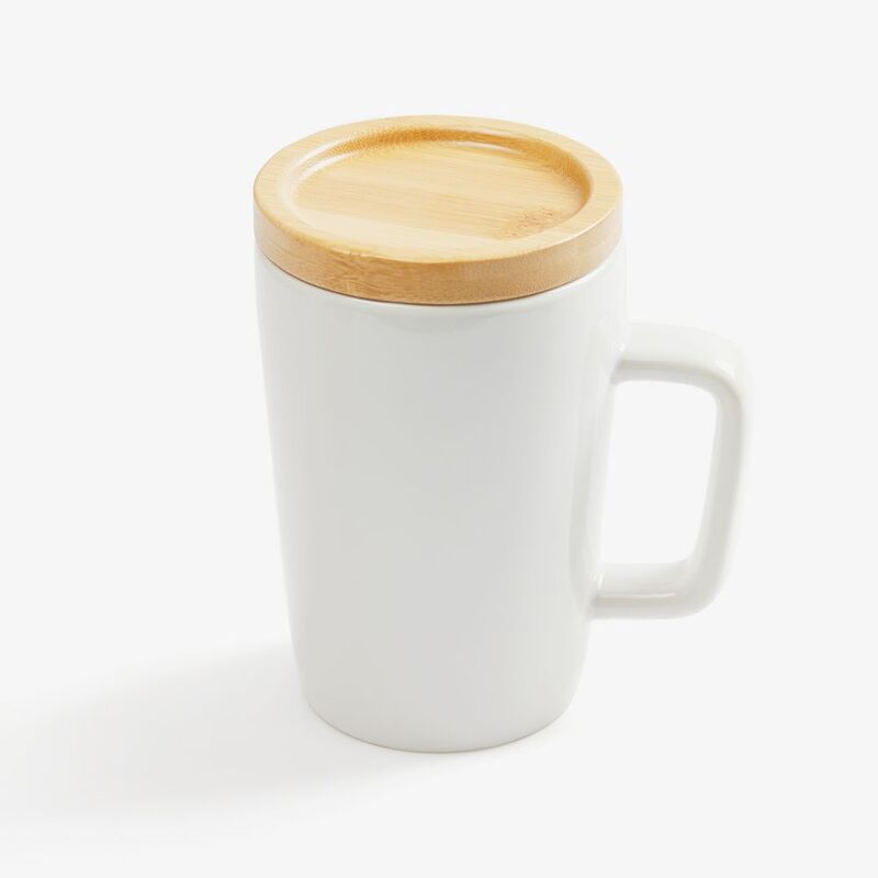 Кружка Vierra с крышкой-костером, белая арт.18277.60