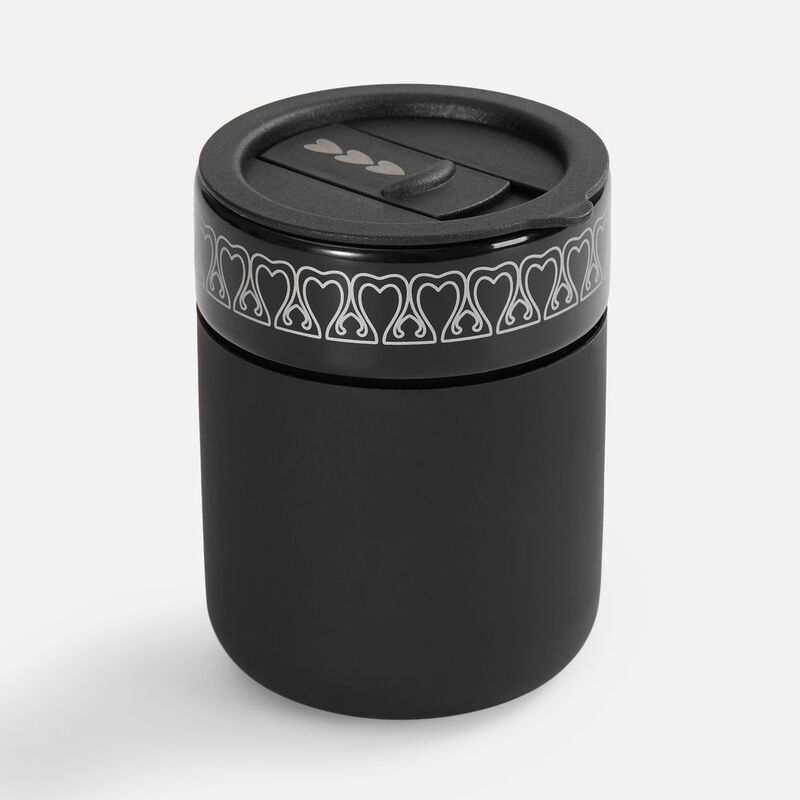 Кружка Nabo с силиконовым держателем, черная арт.18279.30