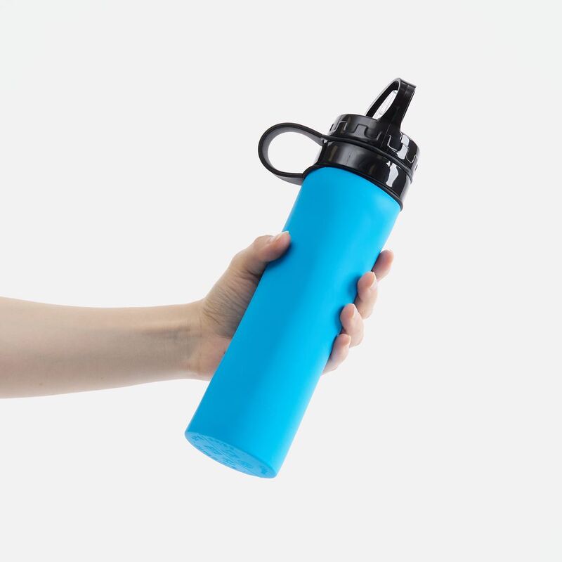 Складная бутылка для воды Langfossen, голубая арт.17490.44