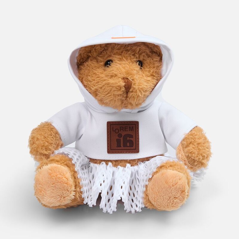 Мягкая игрушка &laquo;Мишка Cuddleton&raquo; в белом худи арт.22059.60