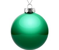 Оформительский шар Finery, 10 см, глянцевый зеленый арт.17654.90