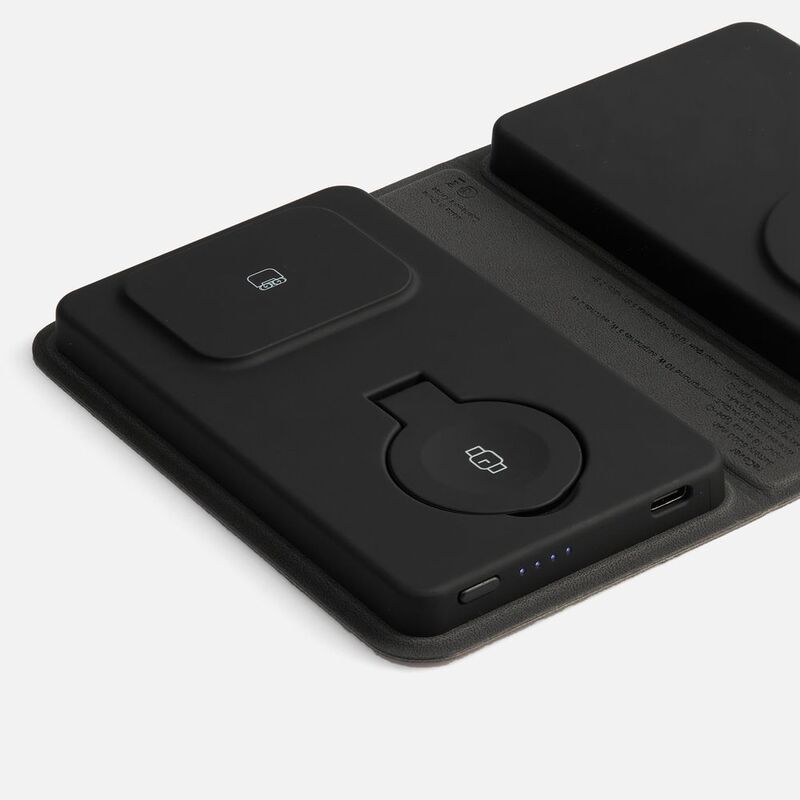 Внешний аккумулятор с беспроводной зарядкой reCover 8000 мАч, черный арт.17383.30