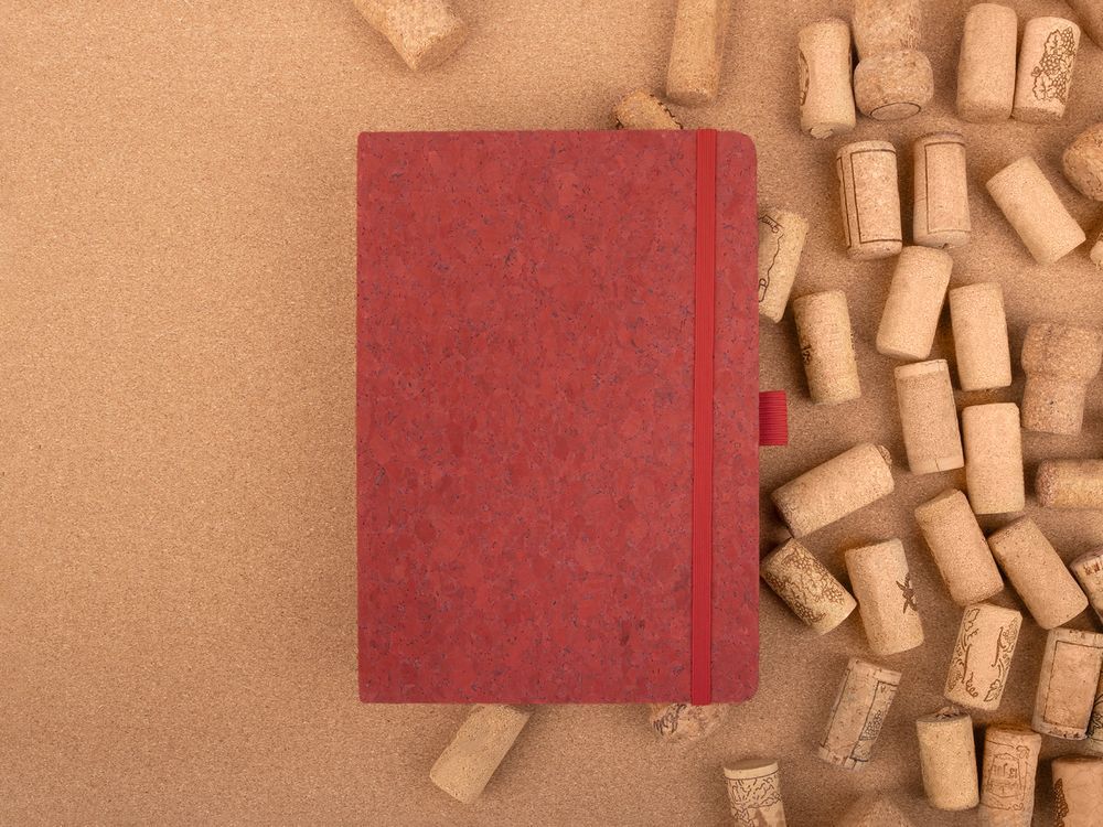 Блокнот Cork County, красный арт.20379.50