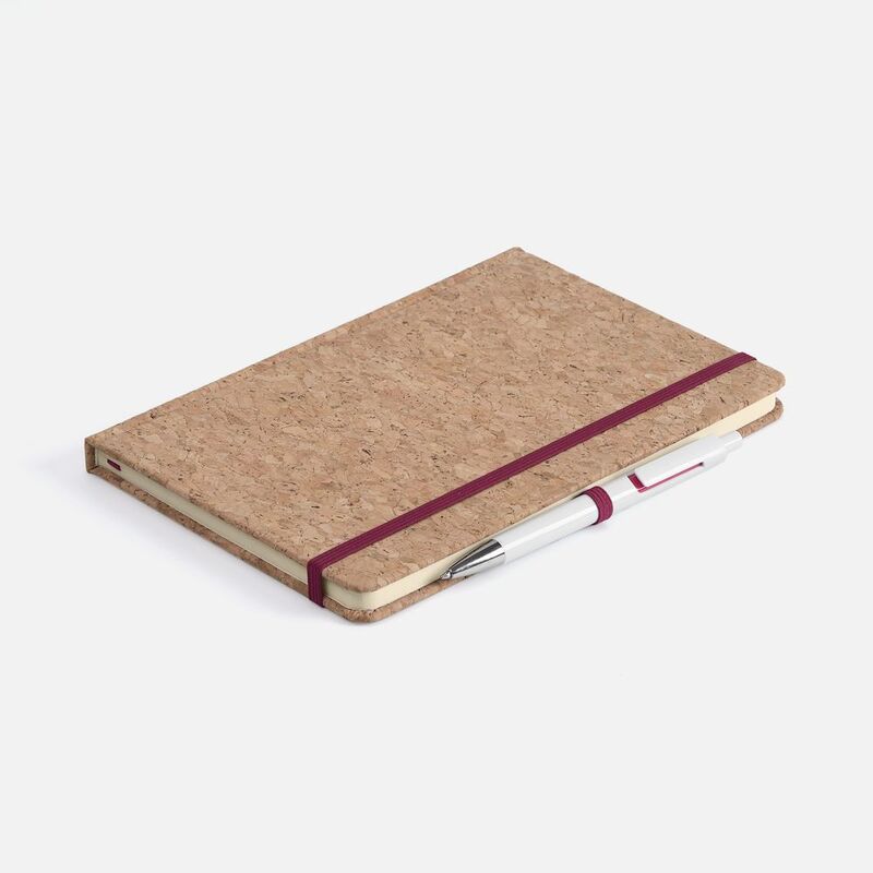 Блокнот Corkfolio, красный арт.20380.50