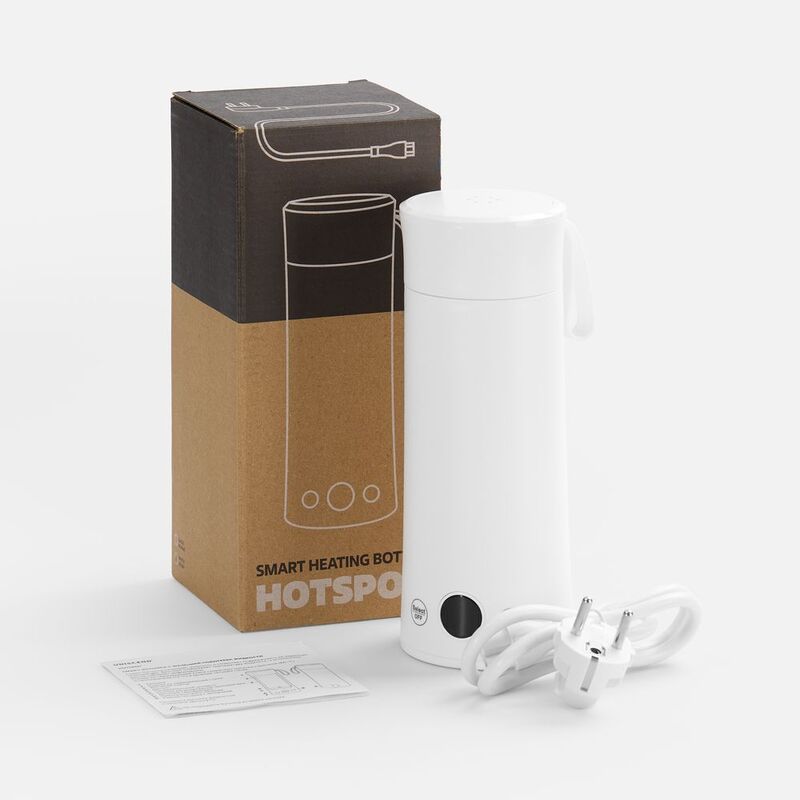 Смарт-бутылка с подогревом жидкости Hotspot, белая арт.17576.60
