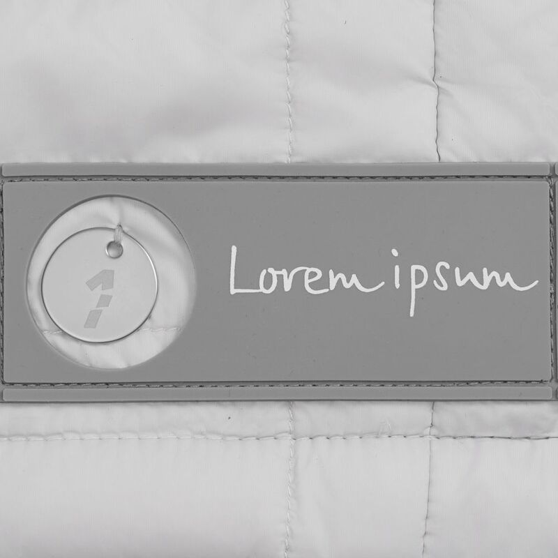 Лейбл из ПВХ с вырубкой &laquo;Круг&raquo;, серый арт.17593.10