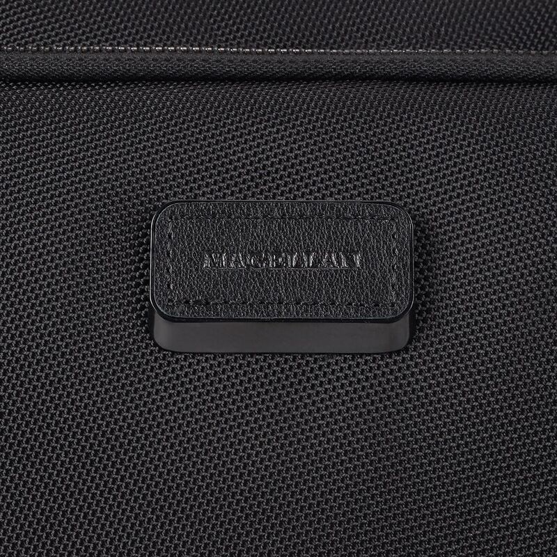 Сумка для ноутбука Santiago с кожаной отделкой, черная арт.17961.30