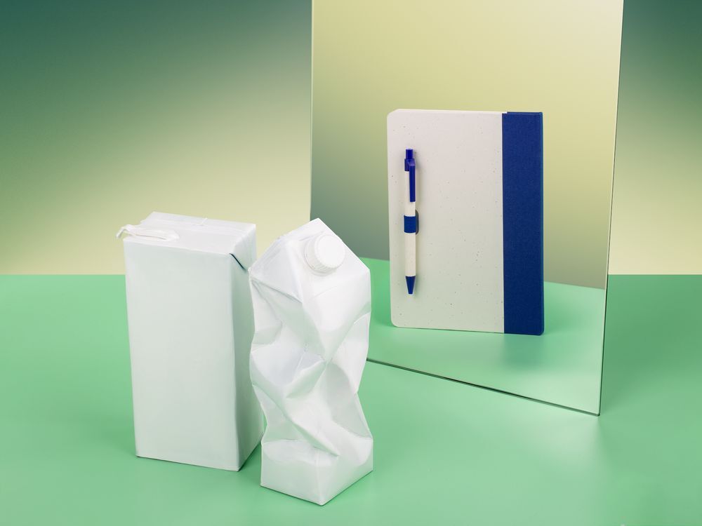 Блокнот MilkMake, синий арт.20381.40