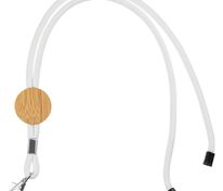 Шнурок для бейджа Tube Wood, белый арт.20382.60